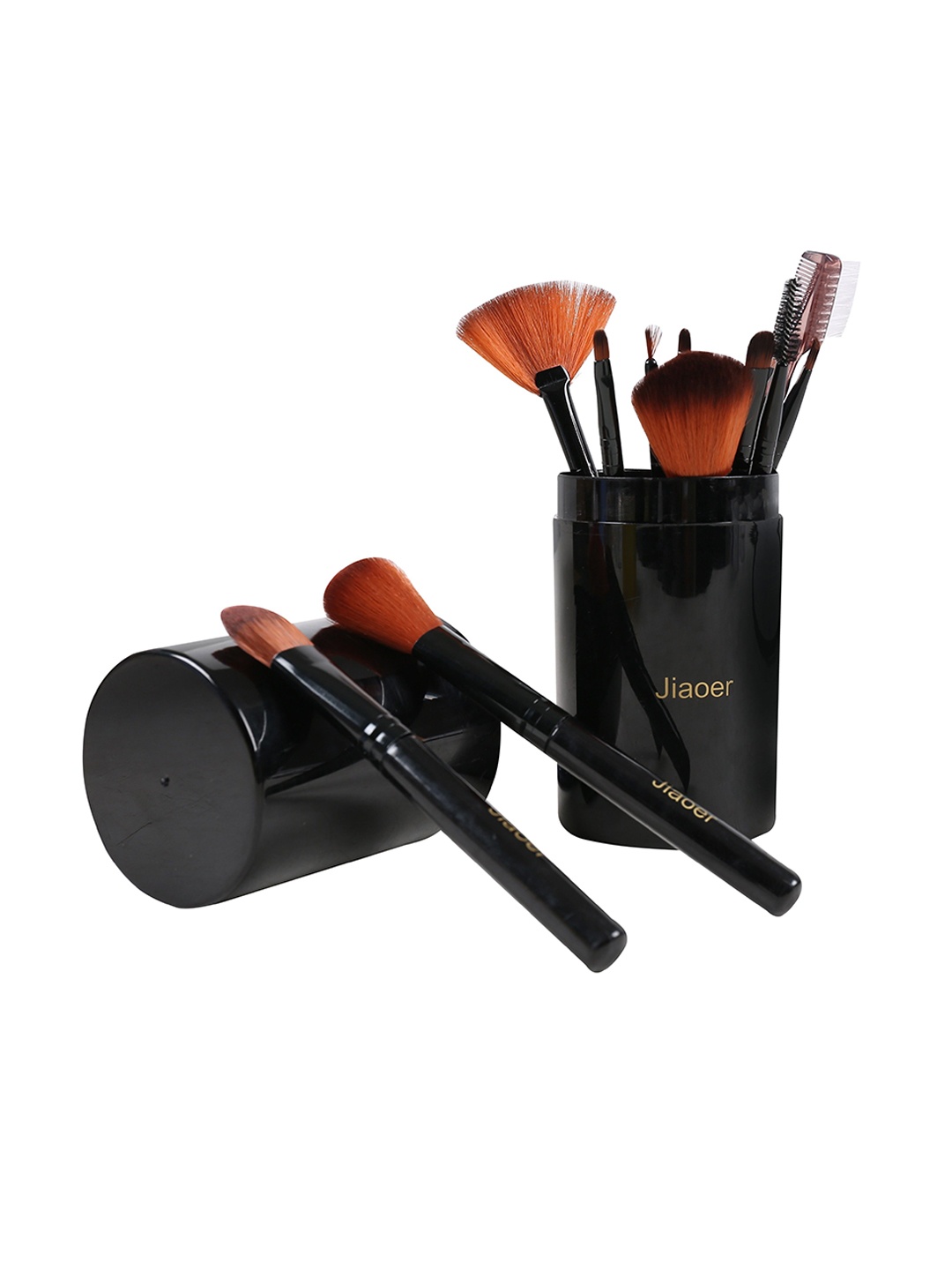 

Yoana Set of 12 Beauty Makeup Brush With Storage Box, Black