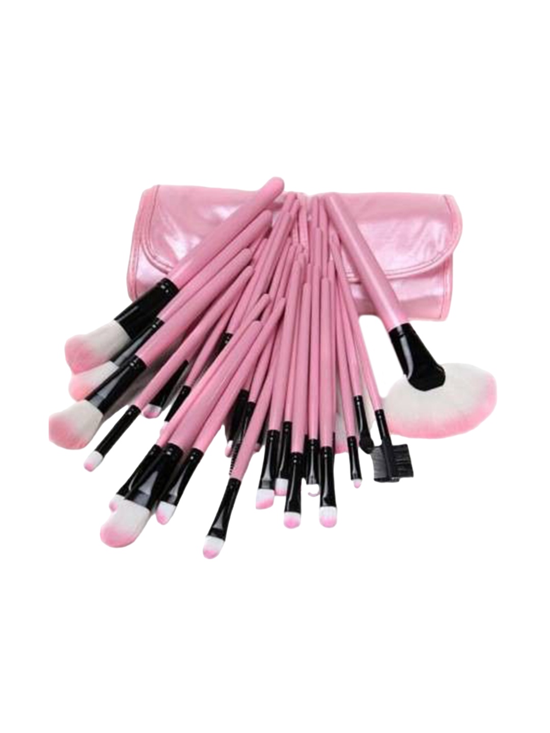 

Yoana Set of 24 Professional Beauty Makeup Brushes With Pouch, Pink