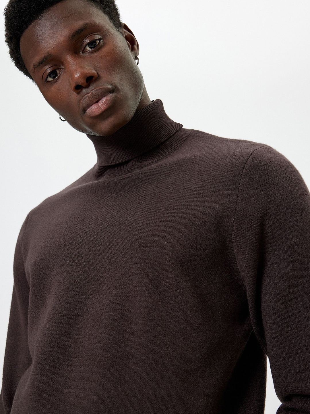 

Koton Men Pullover, Brown