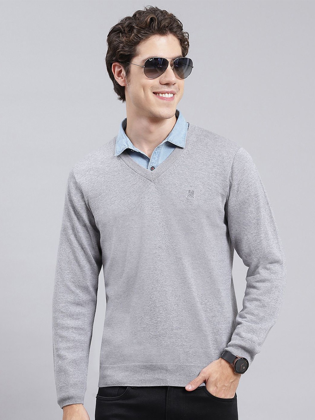 

Monte Carlo Men Pullover, Grey