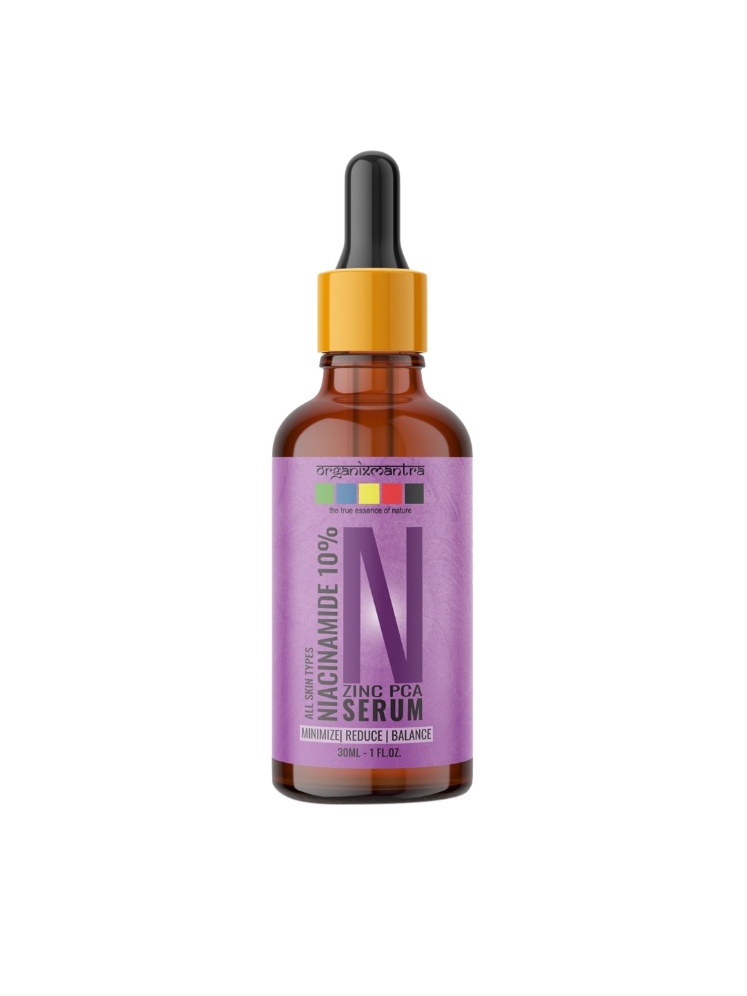 

Organix Mantra Niacinamide 10% Zinc PCA Anti-Acne Serum-30ml, Purple