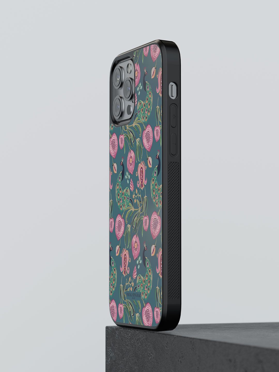 

macmerise Floral Printed iPhone 13 Pro Back Case Mobile Accessories, Green