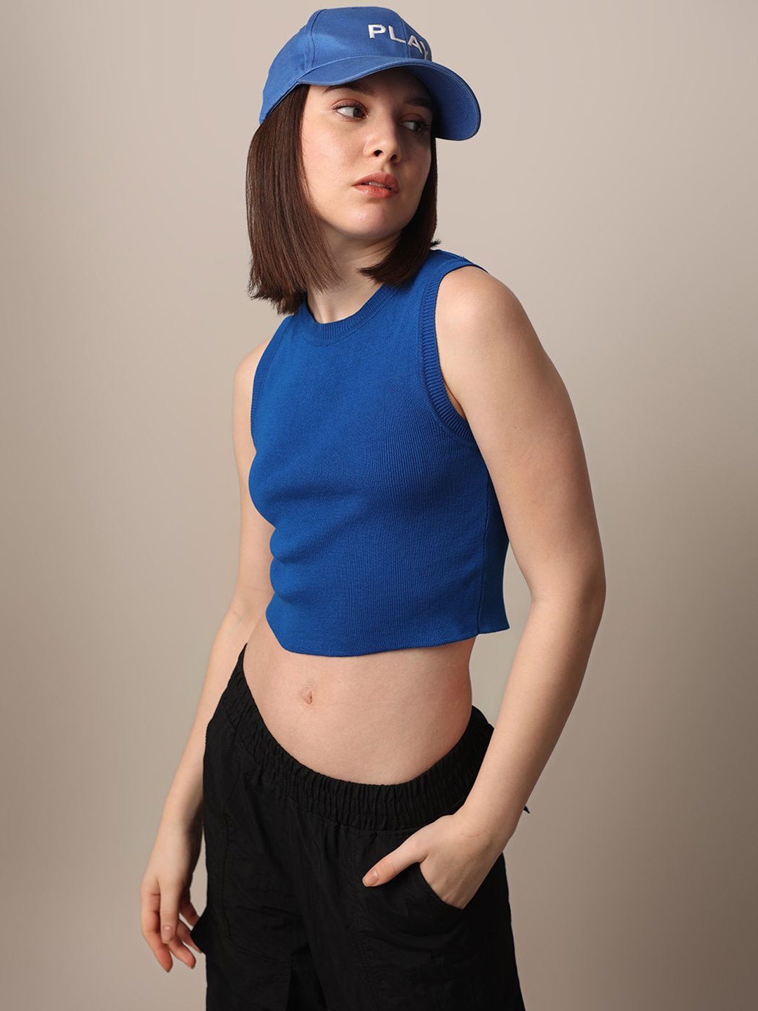

ONLY Crop Top, Blue