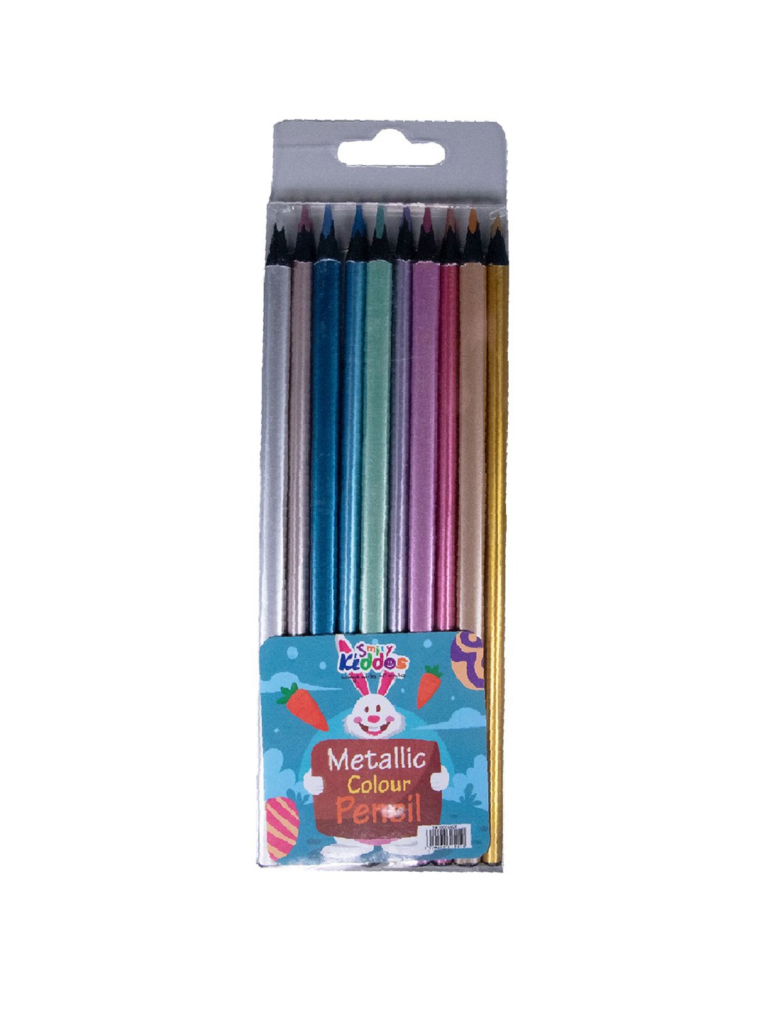 

Smily Kiddos Set Of 6 Metailc Colour Pencils, Blue