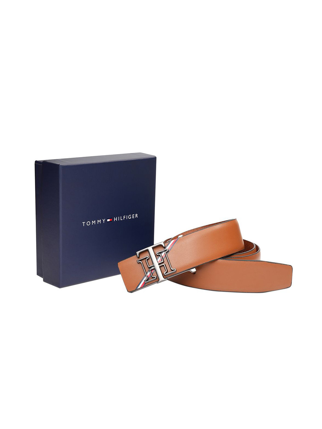 

Tommy Hilfiger Men Leather Belt, Tan