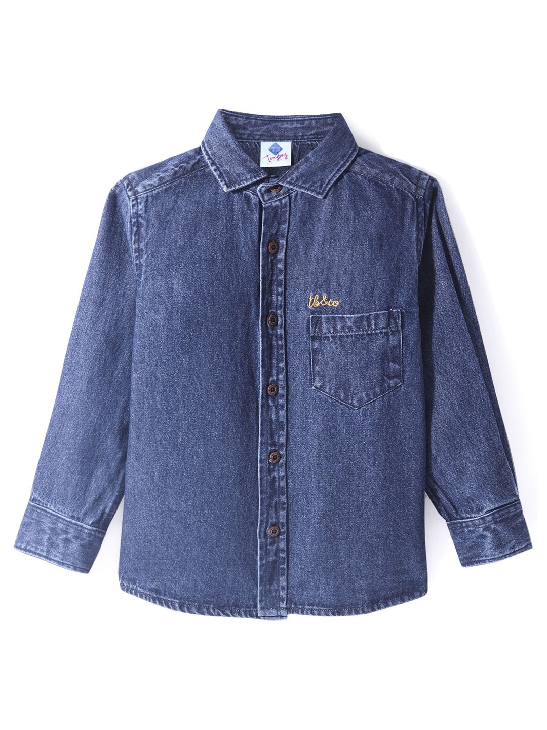

TONYBOY Boys Premium Opaque Casual Shirt, Blue
