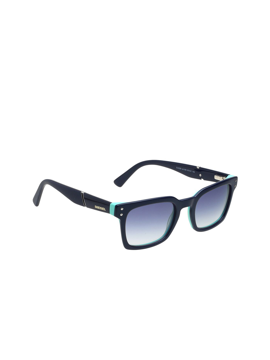 

DIESEL Men Square Sunglasses with UV Protected Lens DL5229 F/S 092 50-Blue