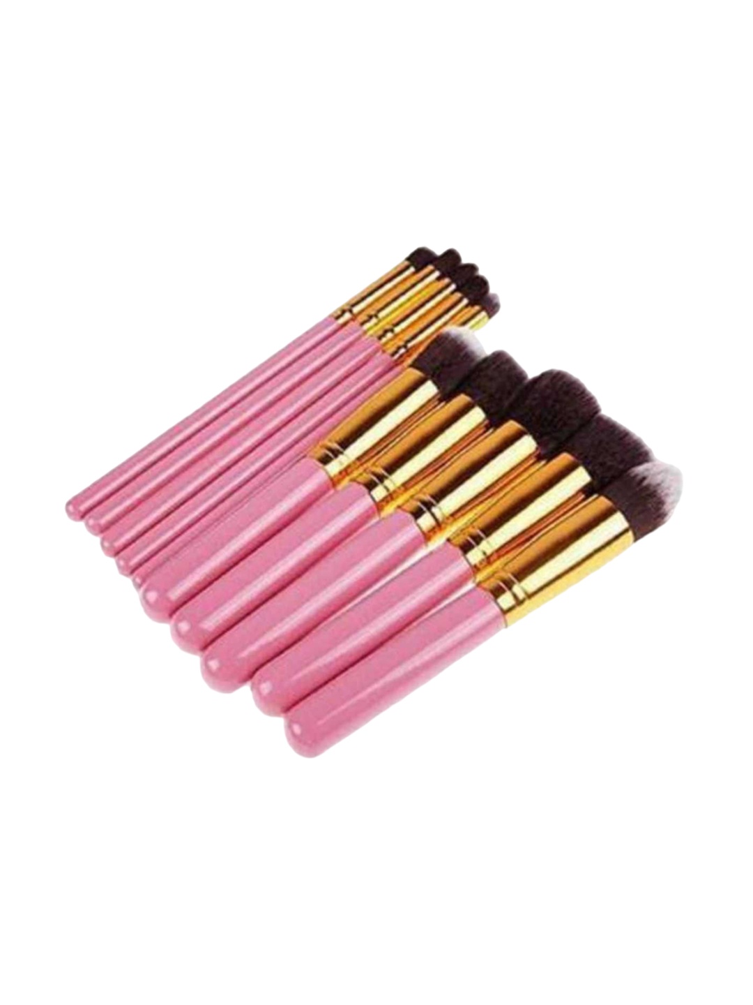 

Yoana Set Of 10-Pcs Beauty Cosmetic Brush Set, Pink