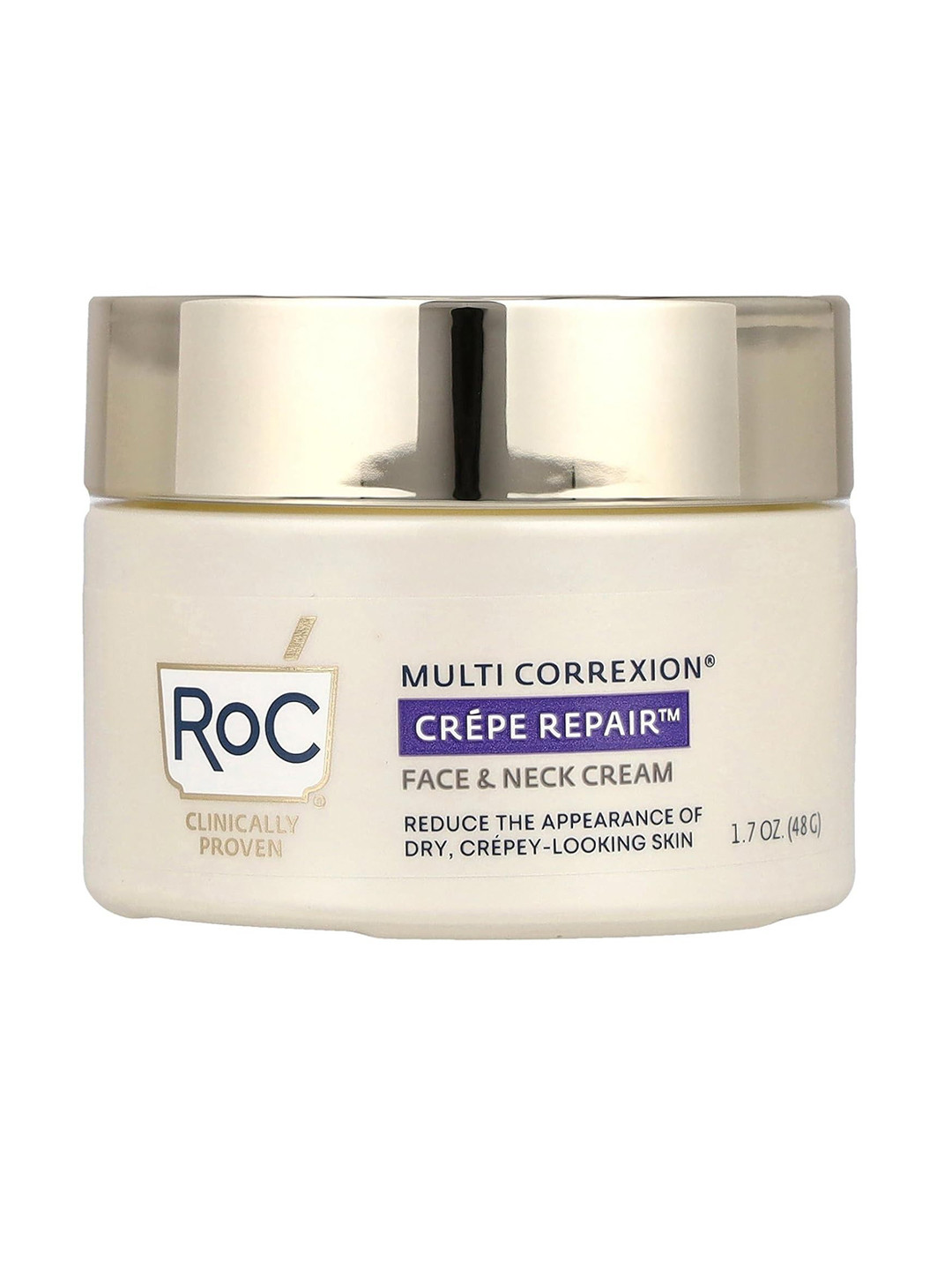 

ROC Multi Correxion Crepe Repair Face & Neck Cream- 48g, Gold