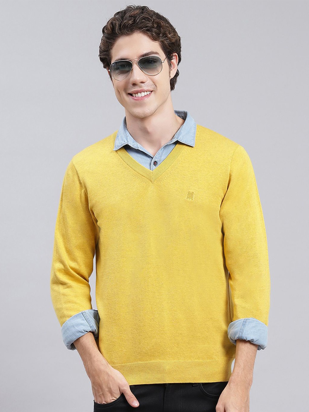 

Monte Carlo Men Pullover, Yellow