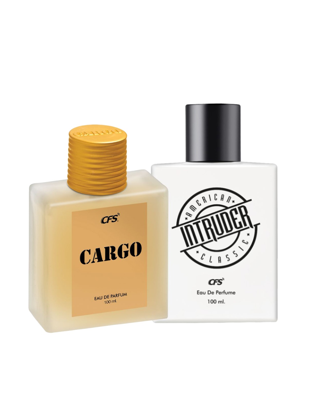 

CFS Set Of 2 Intruder & Cargo Perfume-100ml Each, Khaki