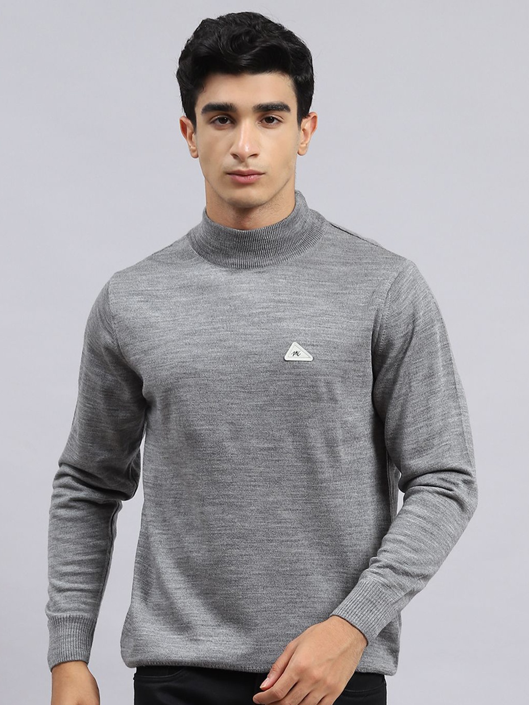 

Monte Carlo Men Woollen Pullover, Grey