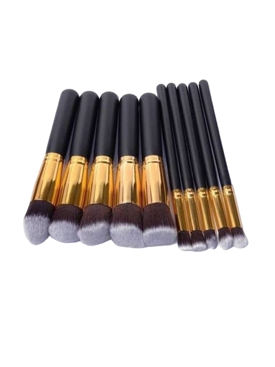 

Yoana Set Of 10 Premium Makeup Brushes, Black