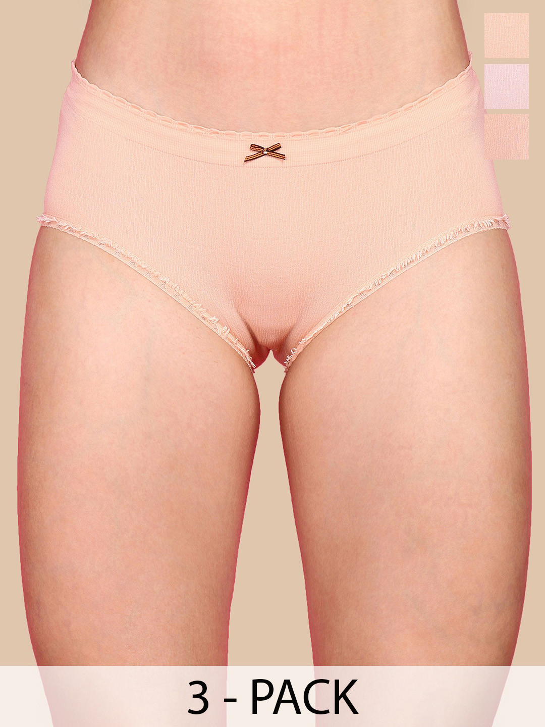 

wincly fashion Pack Of 3 Hipster Briefs RESA/PO3/M, Off white