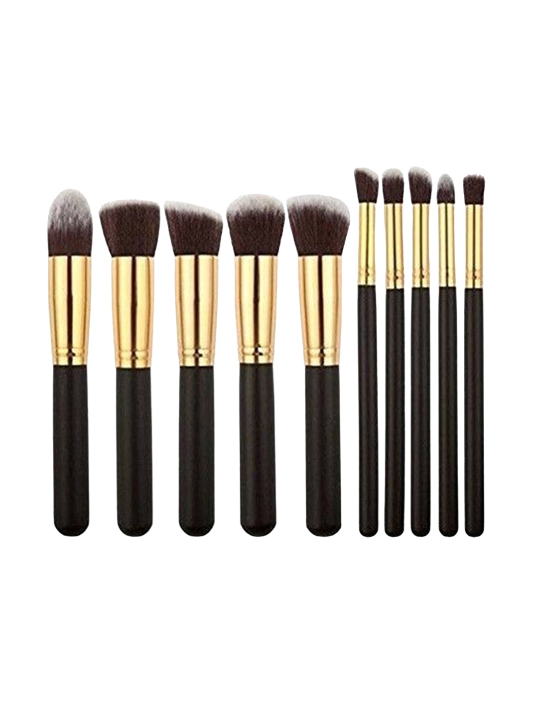 

Yoana Set Of 10-Pcs Beauty Brushes Set, Black