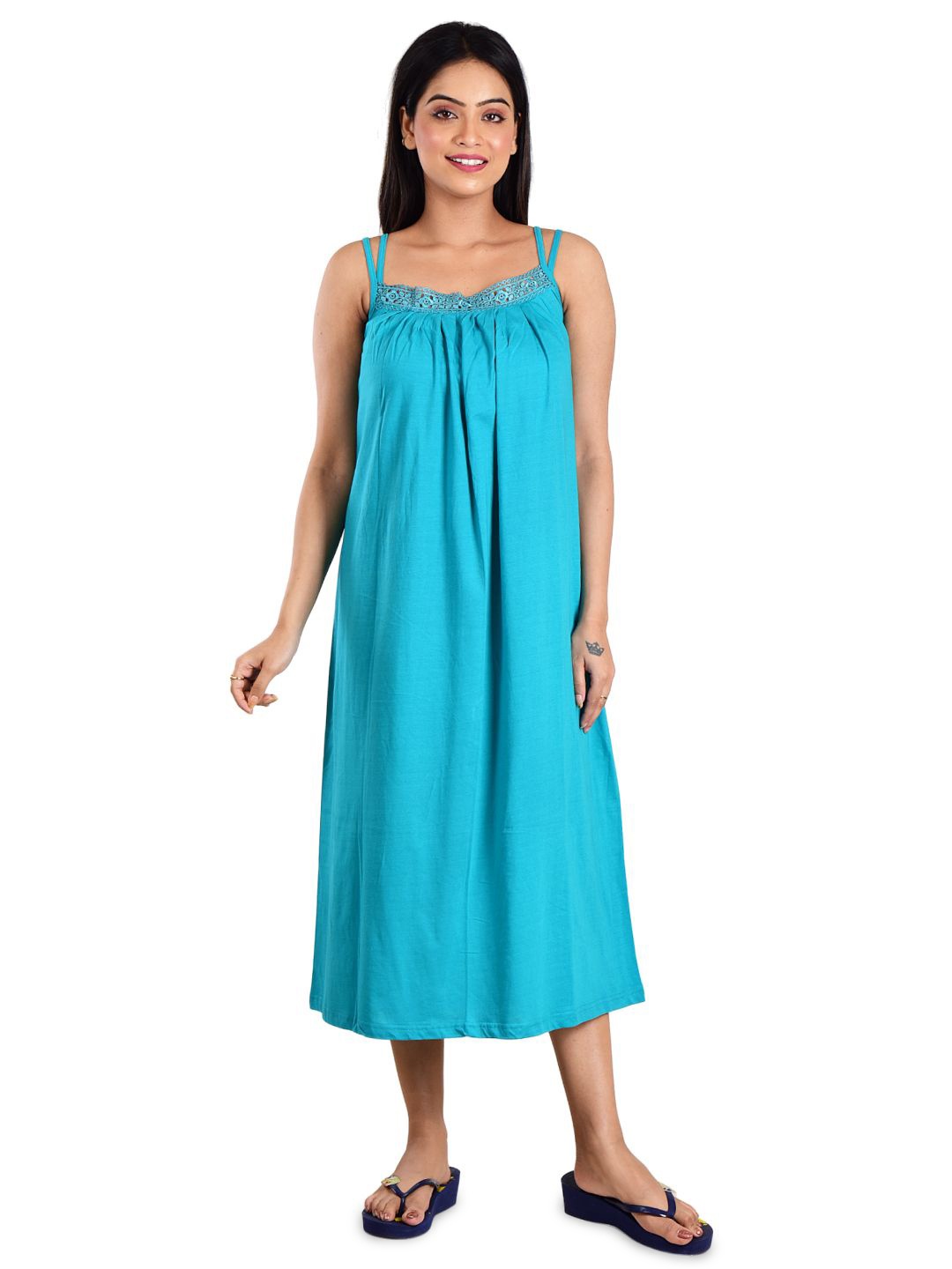 

DUI KONNA Everyday Maxi Nightdress, Sea green