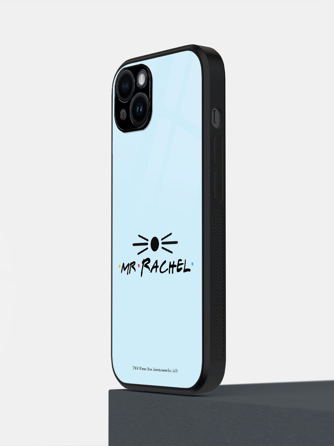 

macmerise Cartoon Characters Printed iPhone 14 Plus Back Case Mobile Accessories, Blue