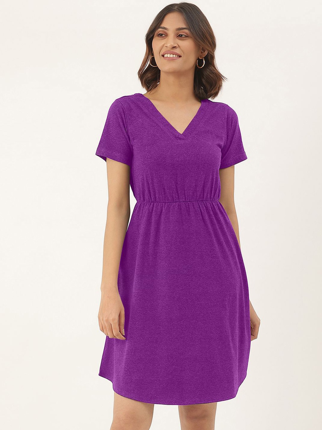 

BRINNS Fit & Flare Dress, Purple