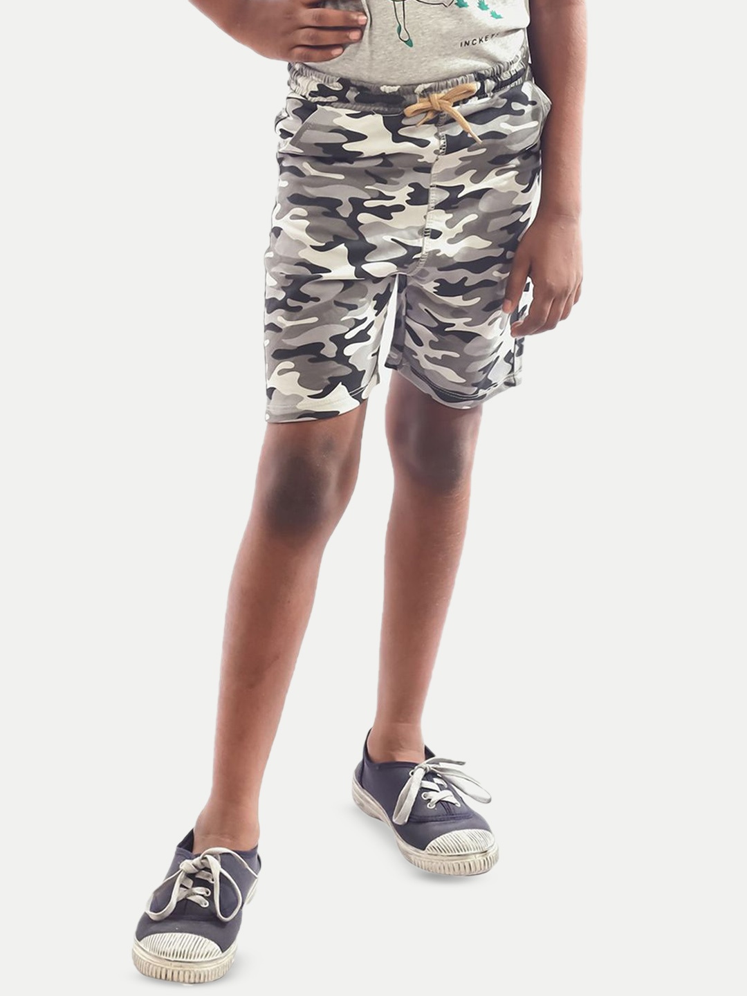 

BAESD Boys Printed Shorts, Beige
