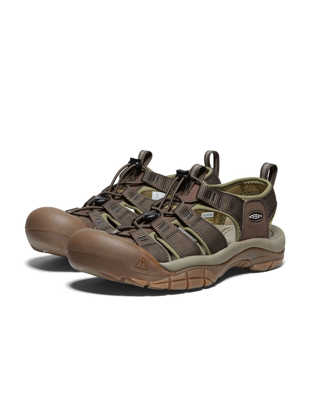 

KEEN Men Textured Newport H2 Sports Sandal, Brown