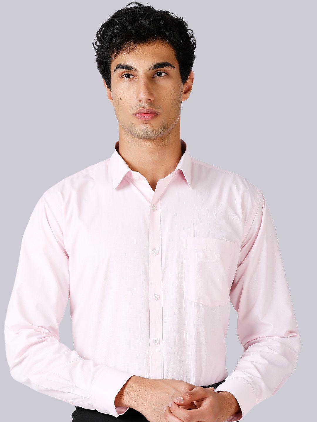 

CAMBRIDGE Men Comfort Opaque Formal Shirt, Pink