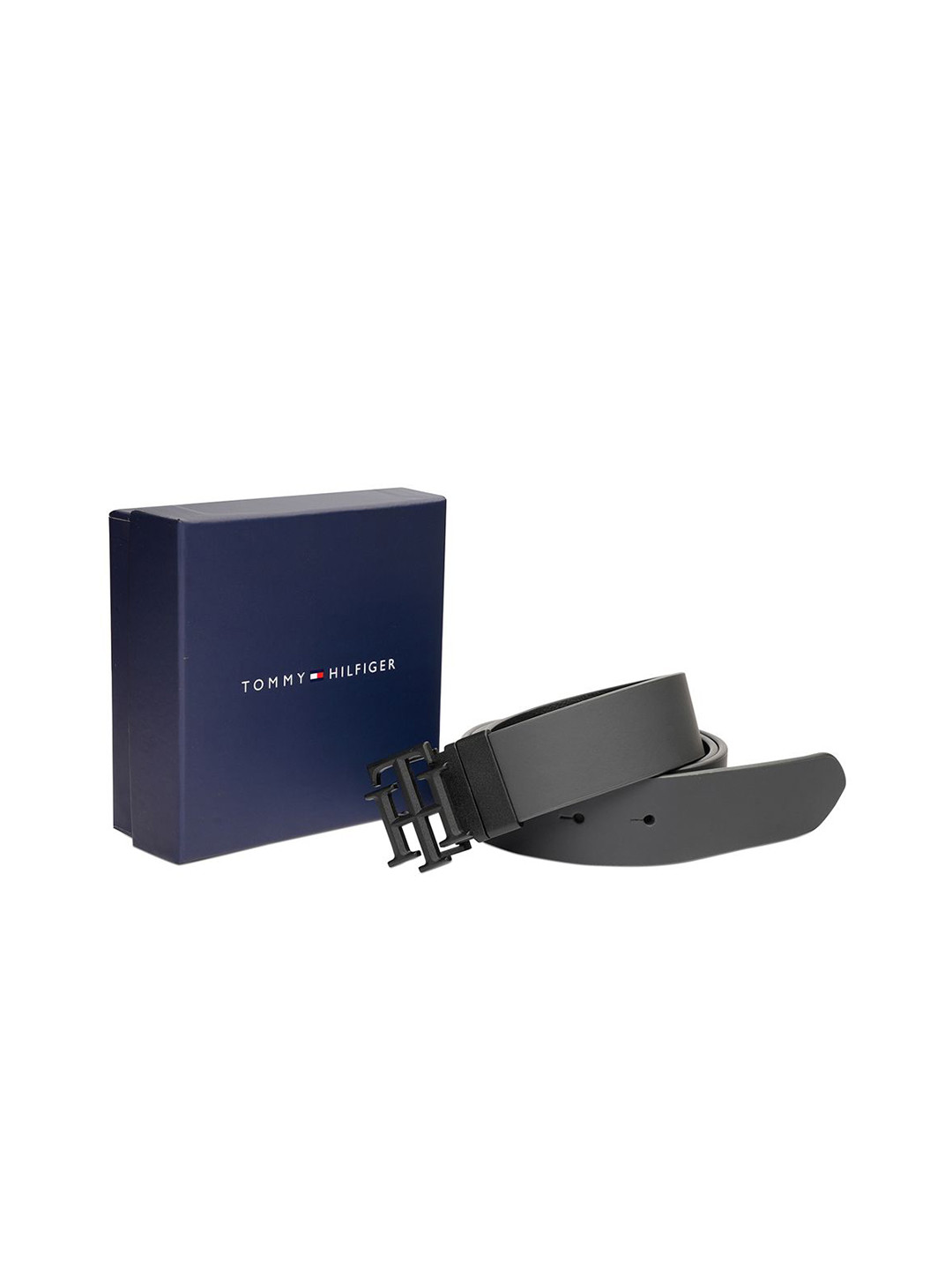 

Tommy Hilfiger Men Leather Reversible Belt, Grey