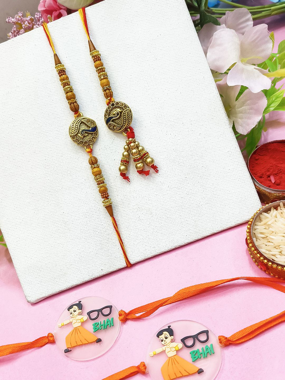 

StileAdda Thread Rakhi, Red