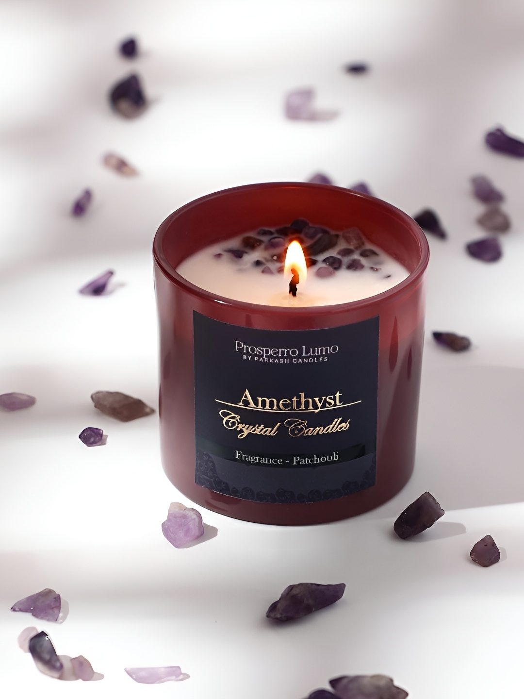 

Parkash Candles Brown & White Scented Textured Jar Candle