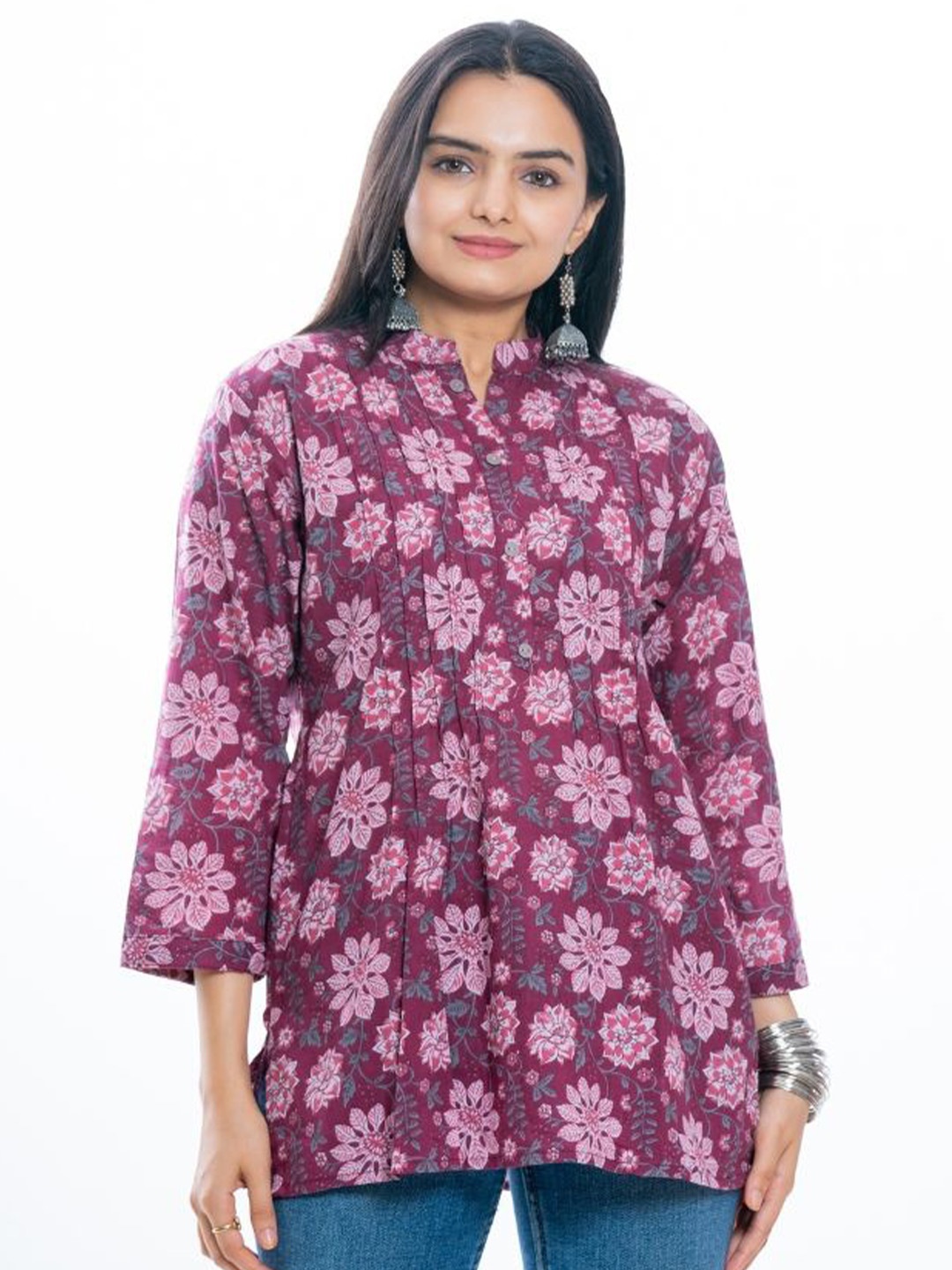 

EKISHA Printed Tunic, Pink