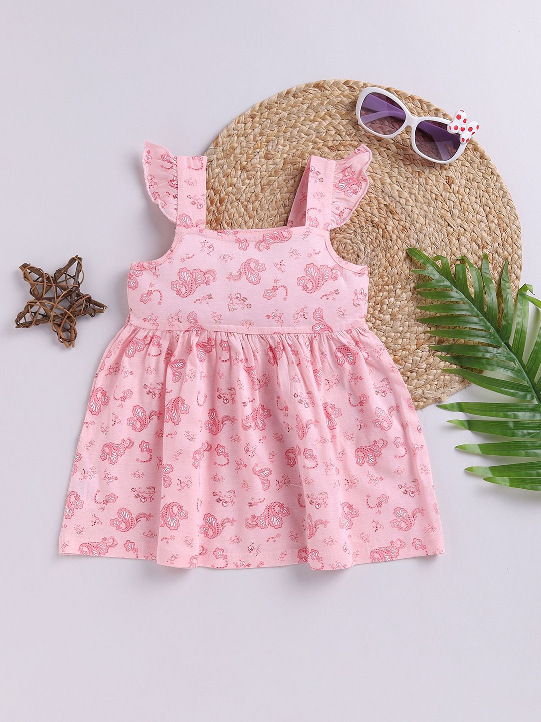 

MIMINO Fit & Flare Dress, Pink