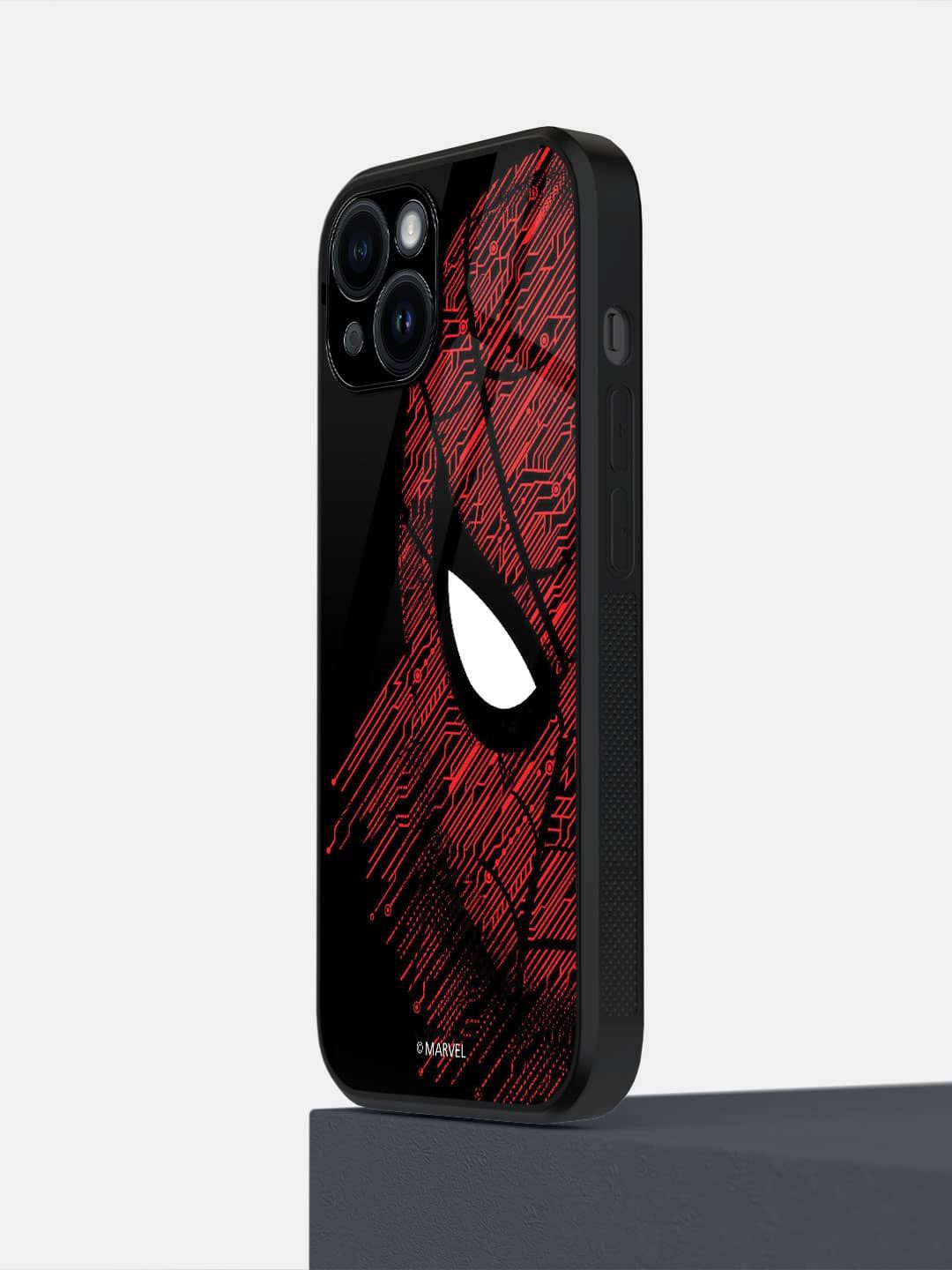 

macmerise Superhero Printed iPhone 14 Back Case Mobile Accessories, Red