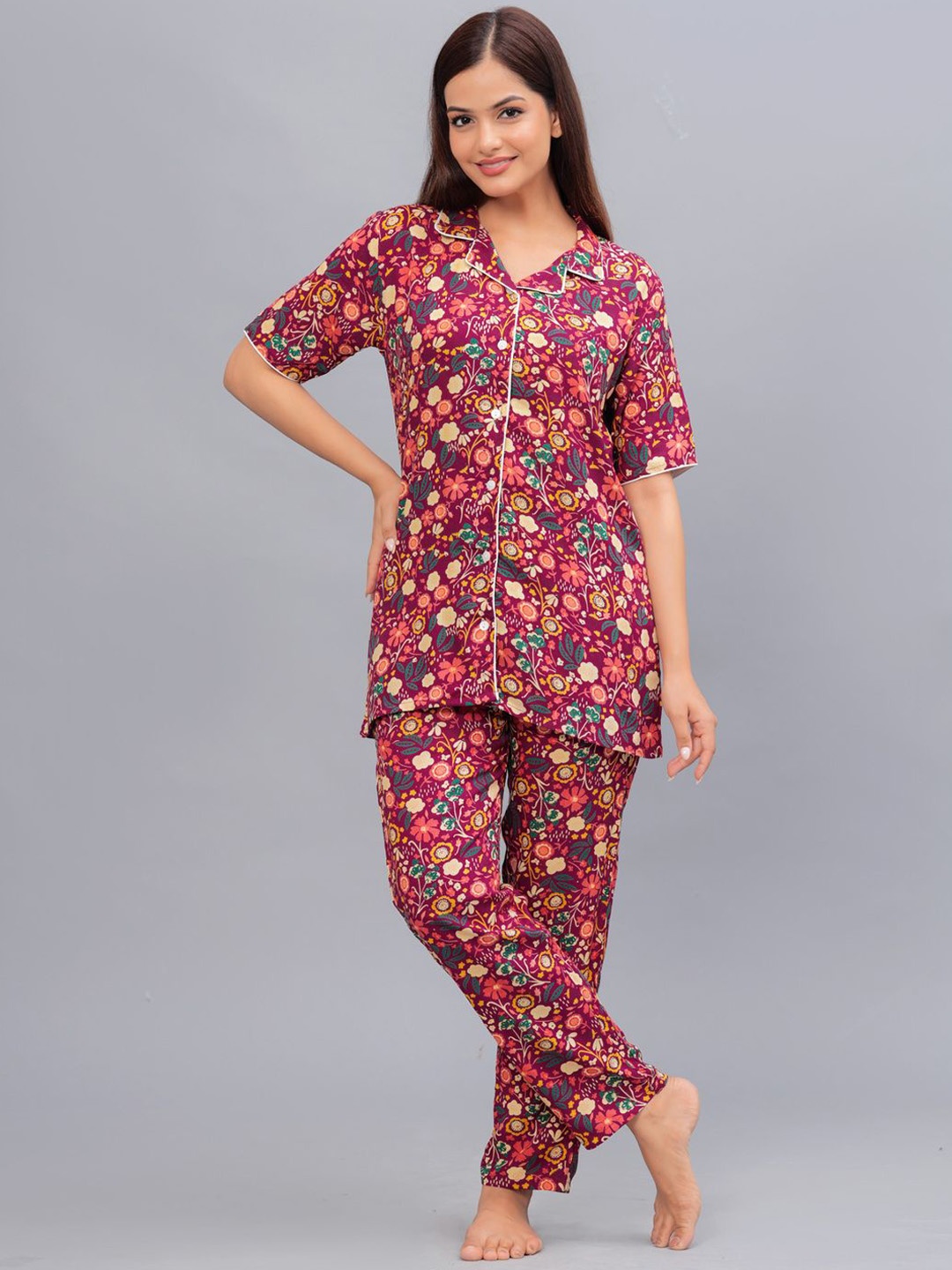 

Bachuu Women Night suits, Pink