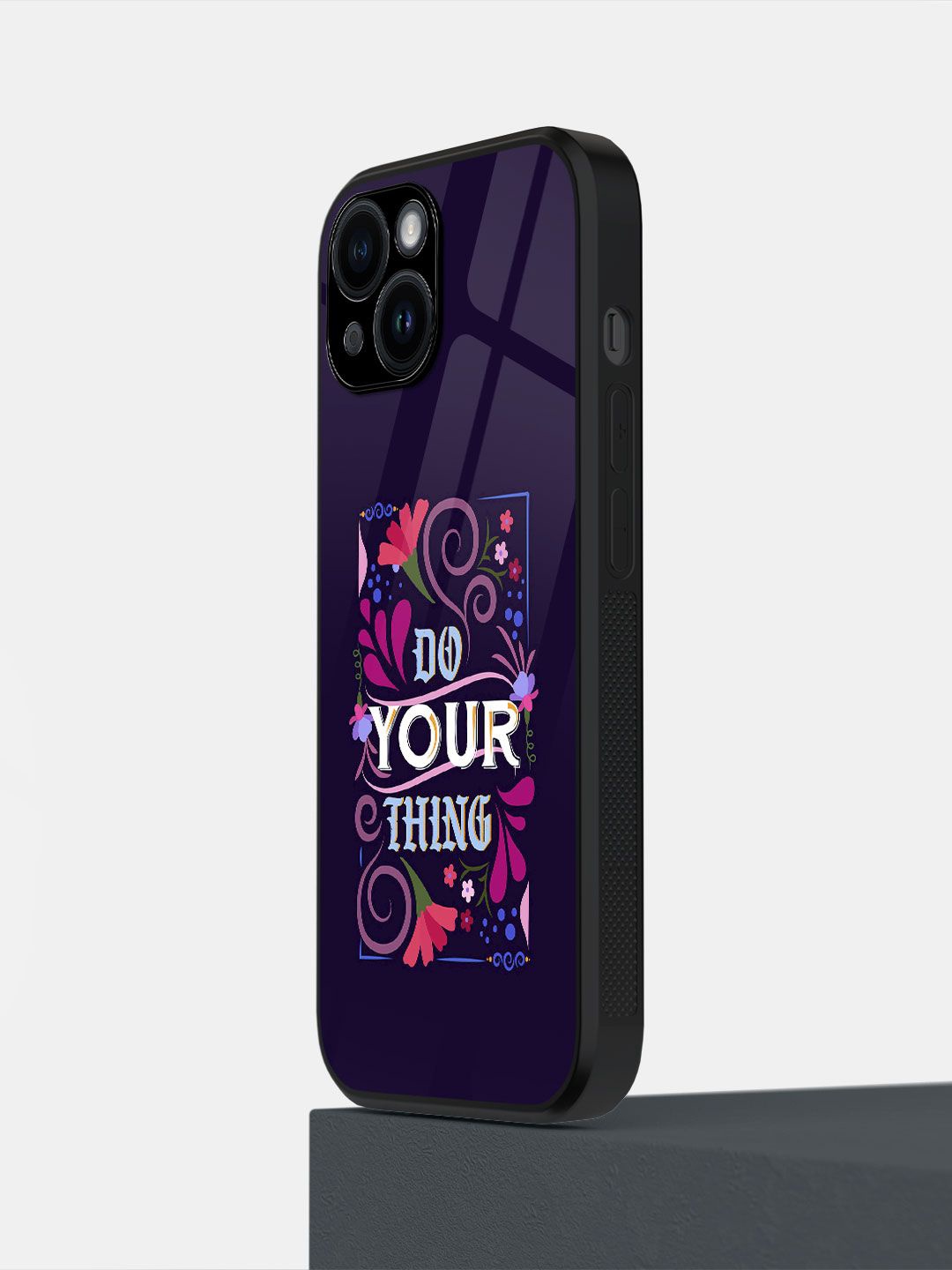 

macmerise Typography Printed iPhone 14 Back Case Mobile Accessories, Purple
