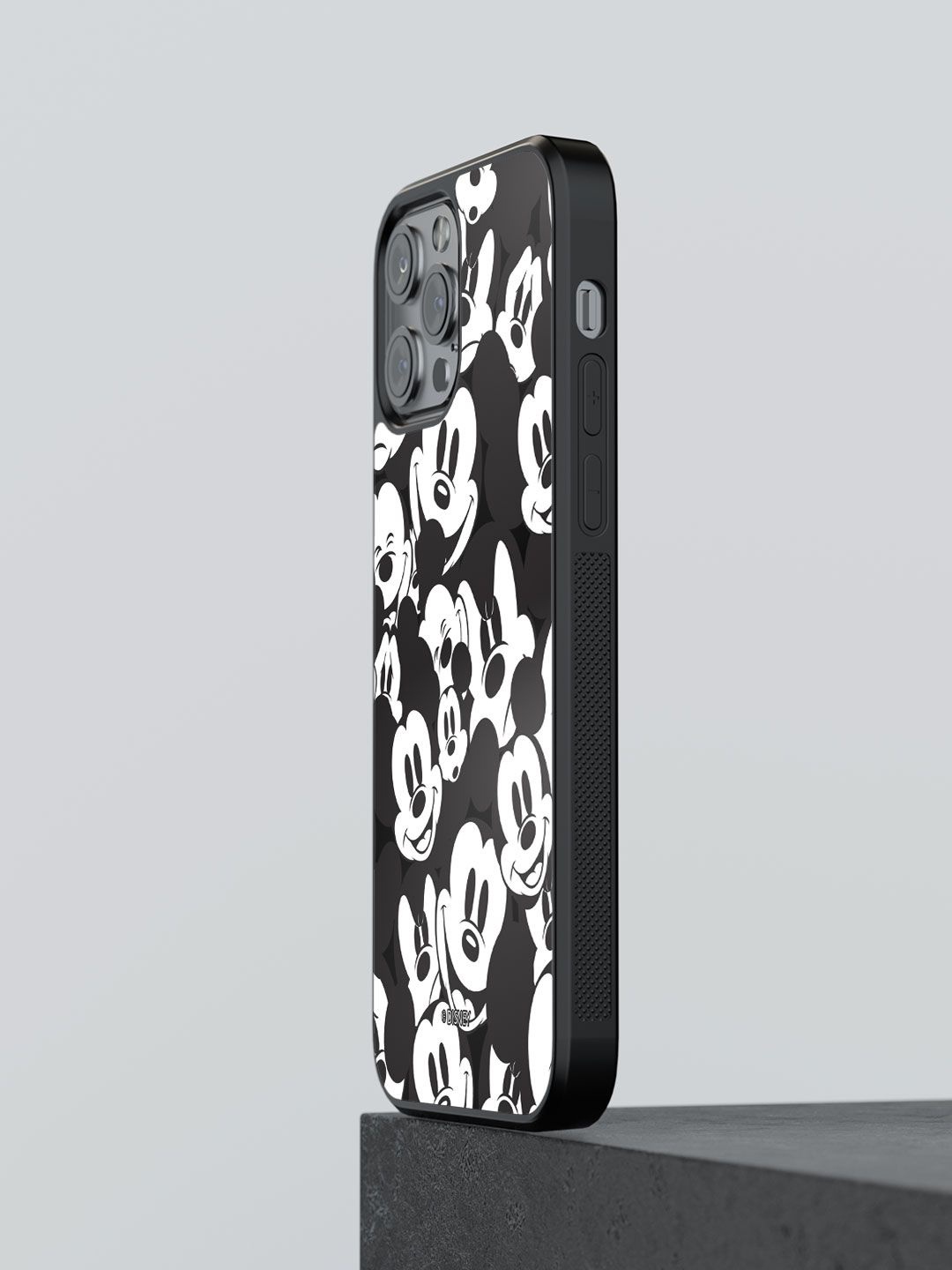 

macmerise Cartoon Characters Printed iPhone 13 Pro Back Case Mobile Accessories, Black