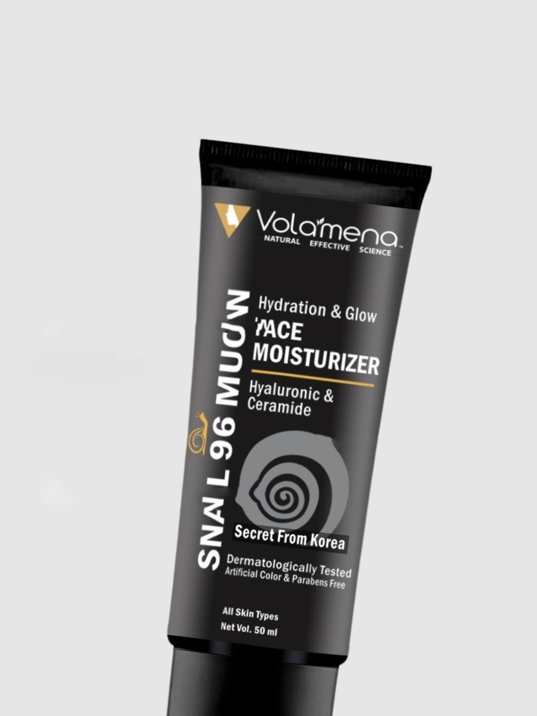 

Volamena Snail Hydration & Glow Nourishing Face Moisturizer Day Cream- 50ml, Black
