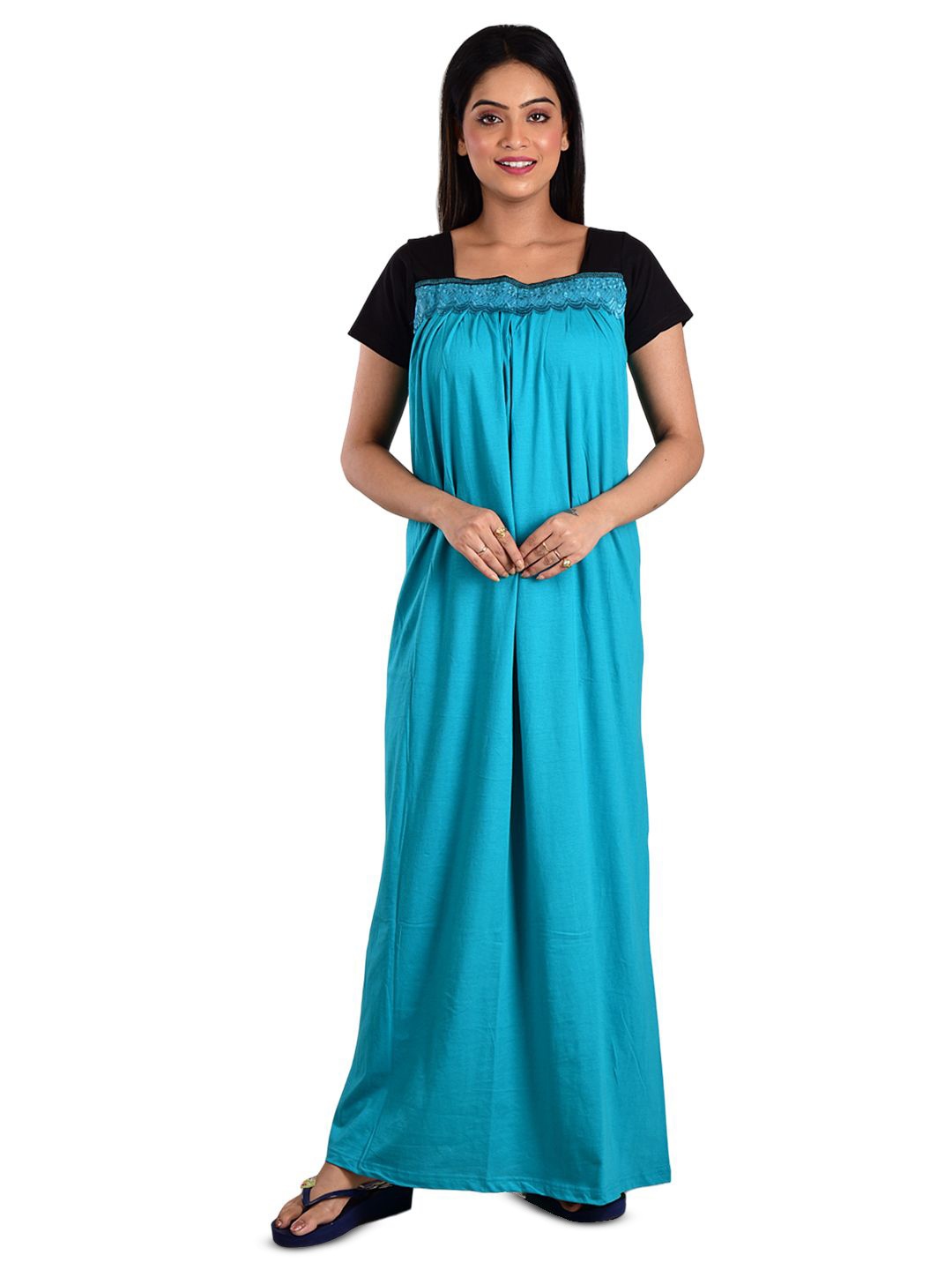 

DUI KONNA Everyday Maxi Nightdress, Sea green