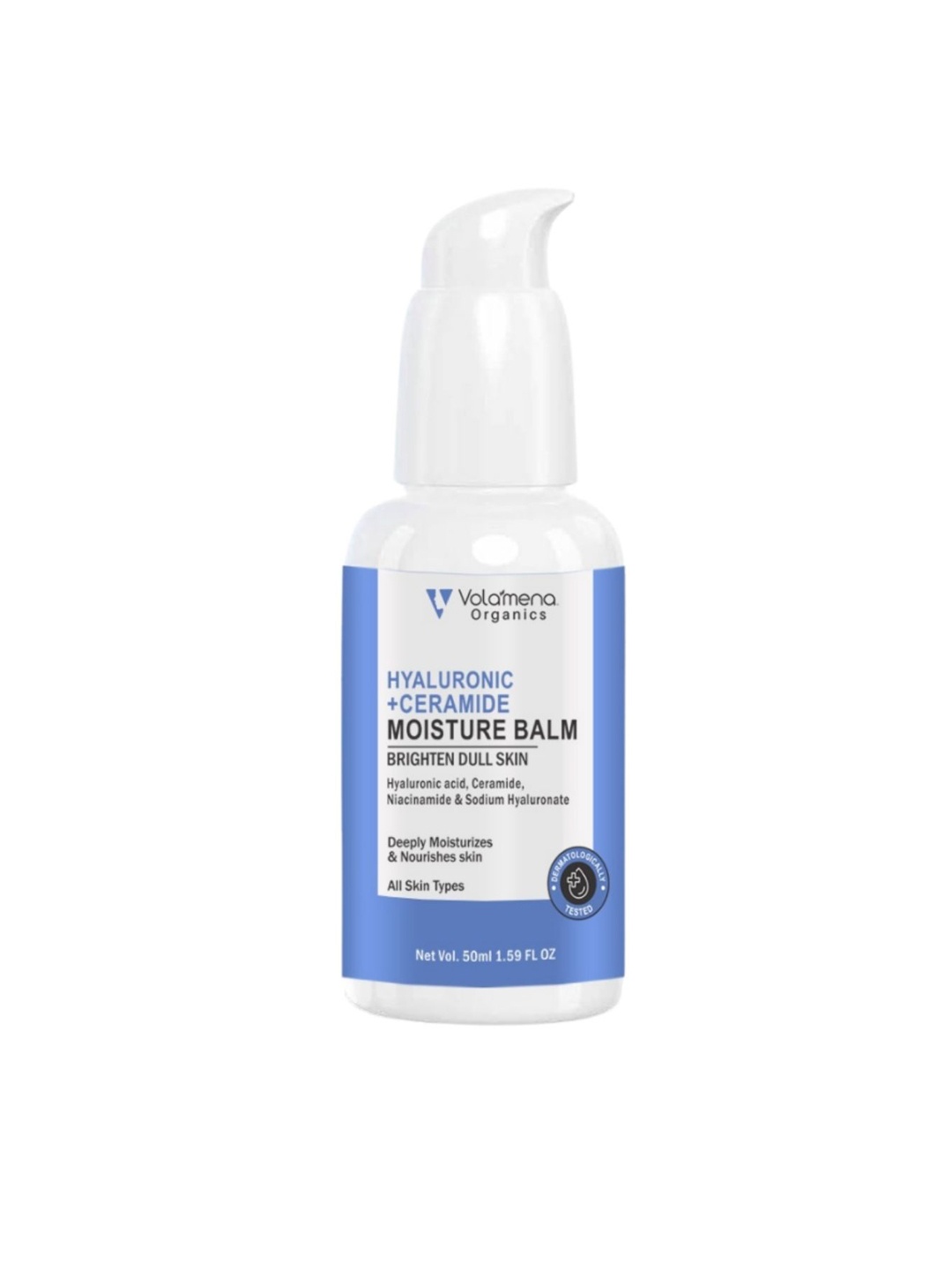 

Volamena Organics Hyaluronic & Ceramide Moisture Balm- 50ml, White