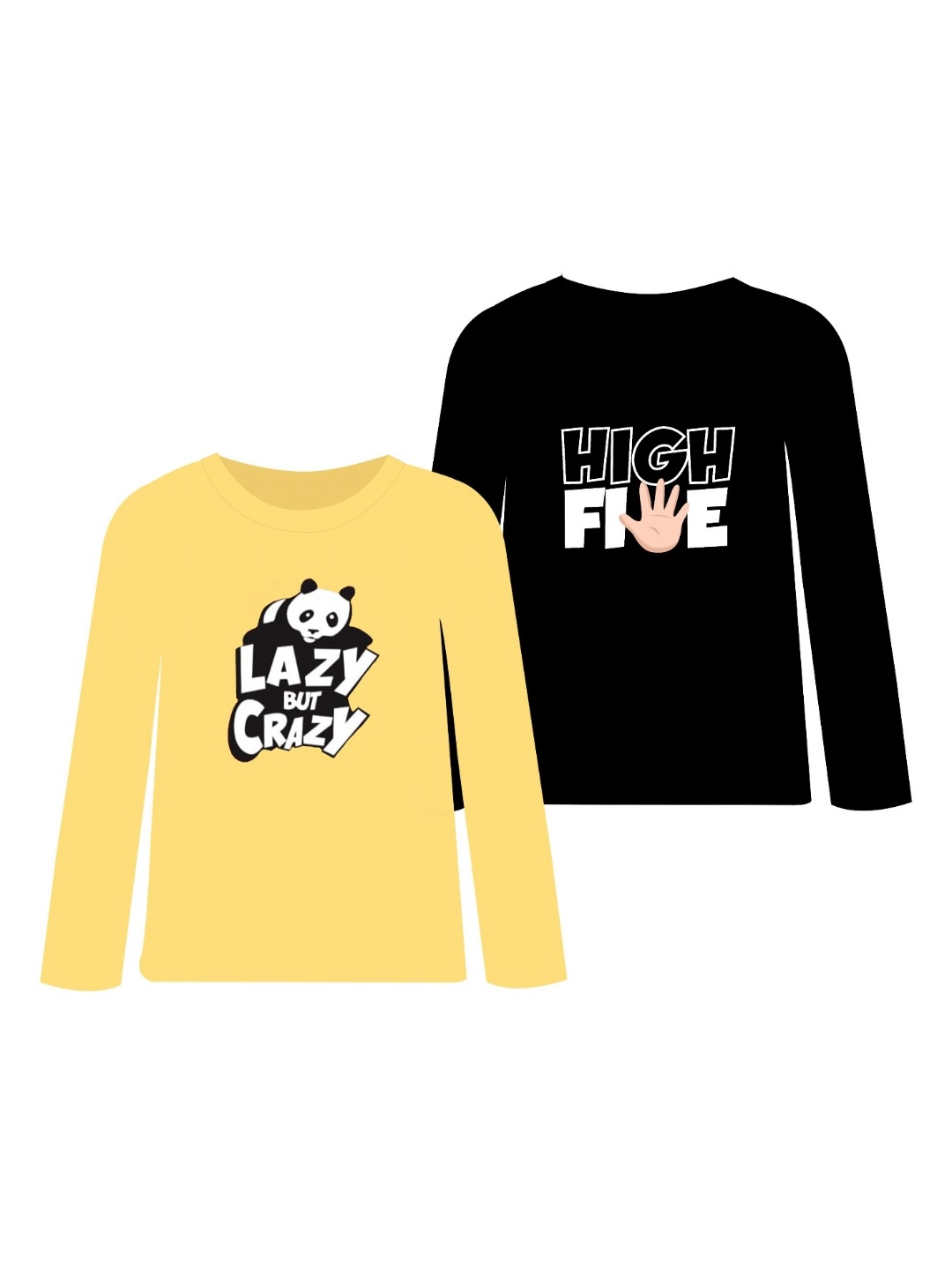 

CoolTees4U Girls Typography 2 Printed Applique T-shirt, Multi