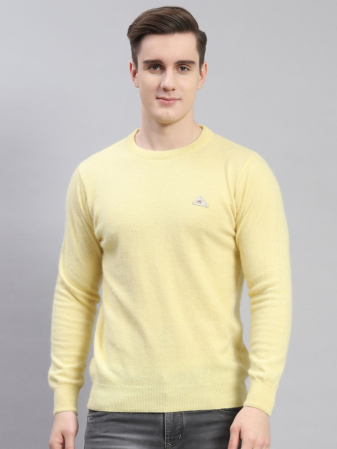 

Monte Carlo Men Woollen Pullover, Yellow