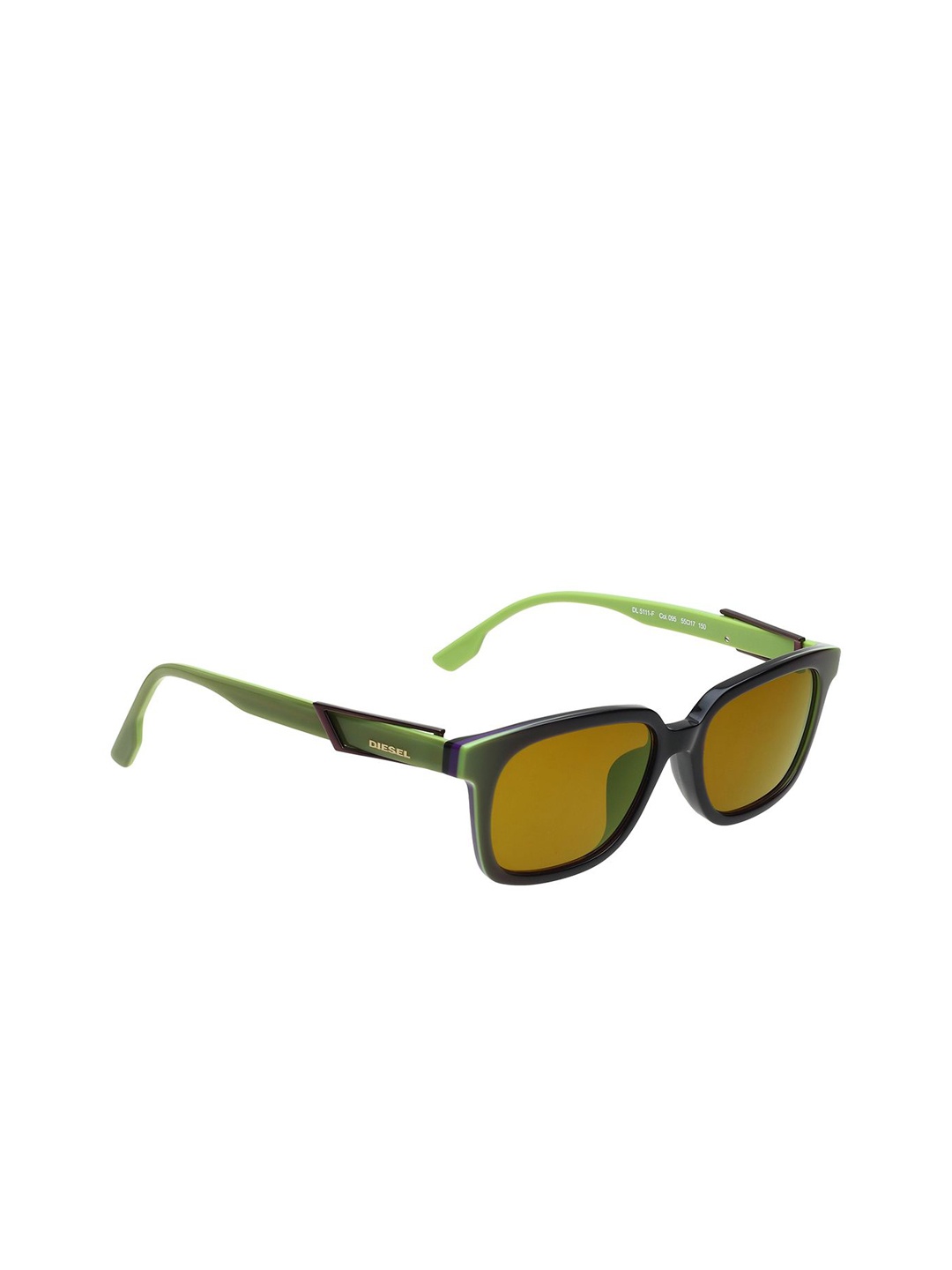 

DIESEL Unisex Square Sunglasses with UV Protected Lens DL5111 F/S 095 55, Brown