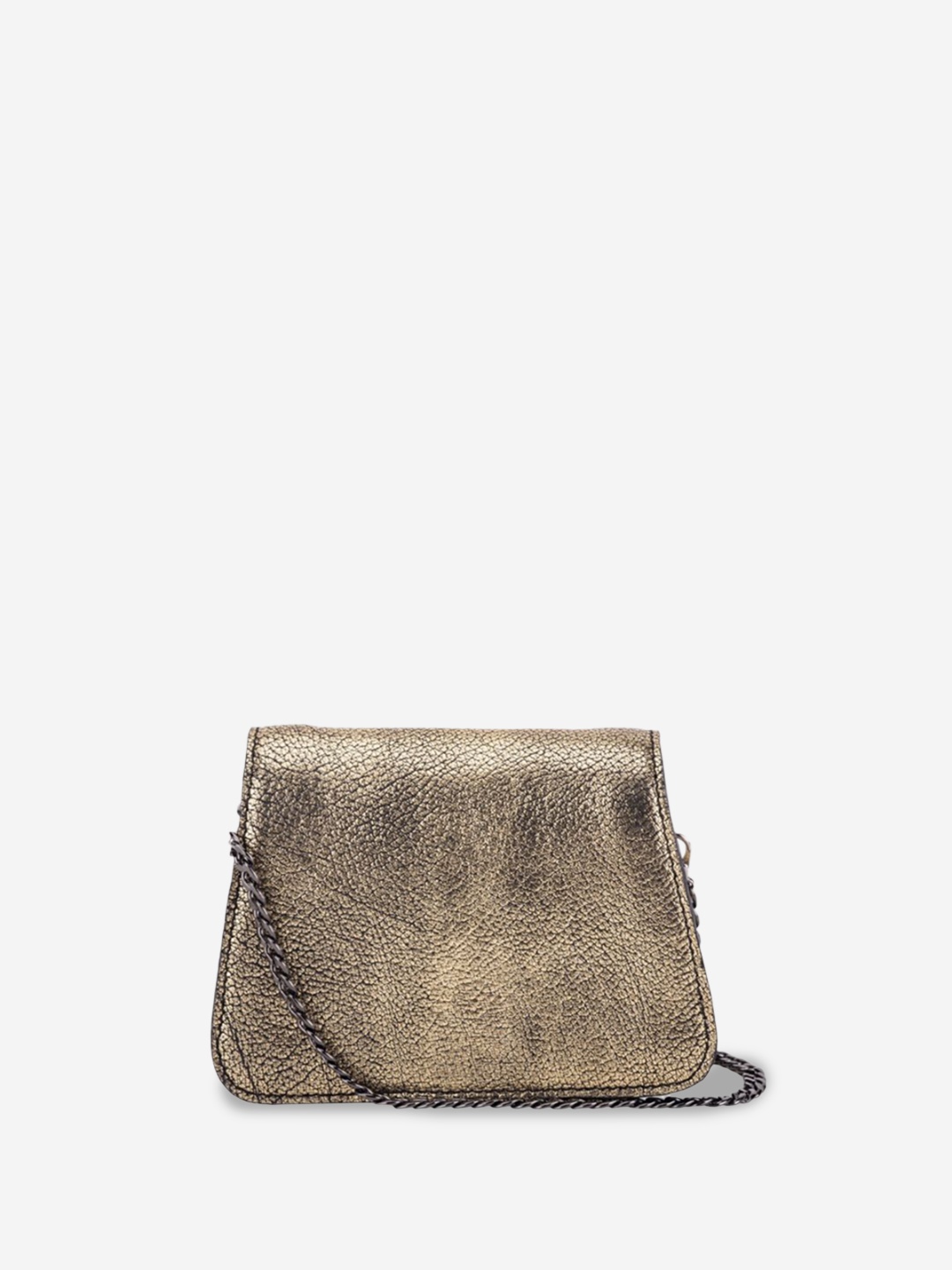 

Abelardo De Moda Leather Swagger Handheld Bag, Gold