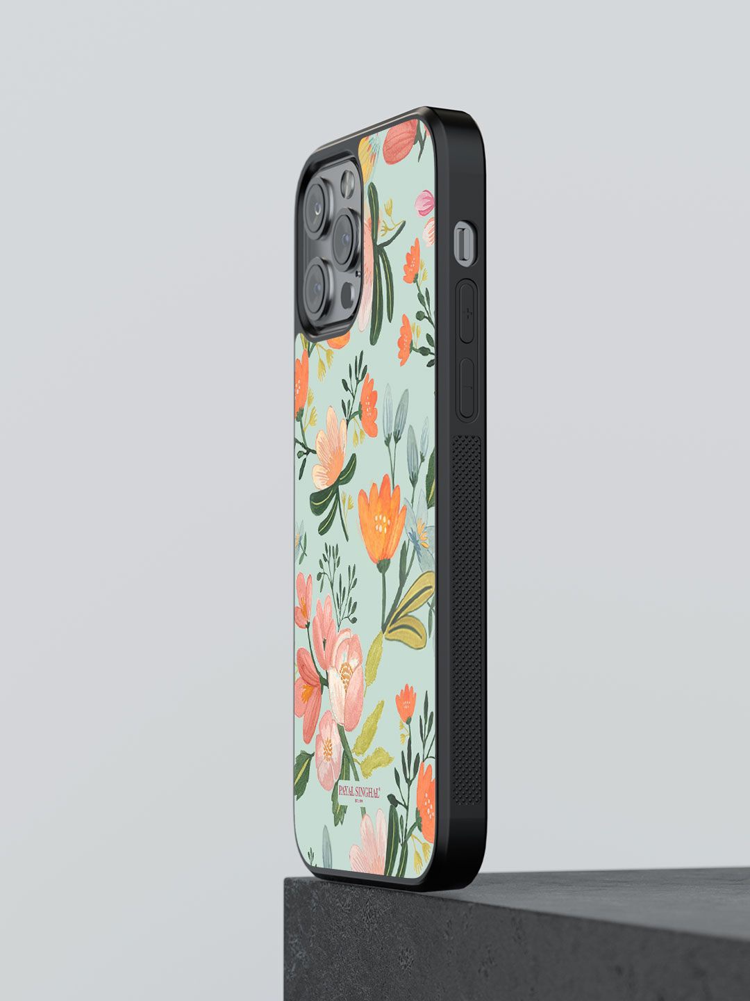 

macmerise Floral Printed iPhone 13 Pro Back Case Mobile Accessories, Green