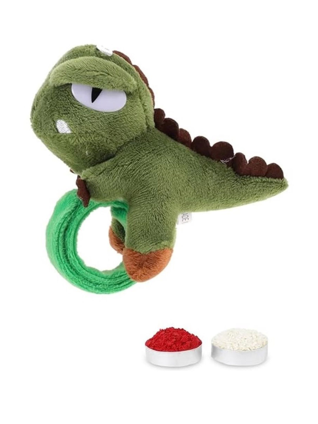 

EL REGALO Kids Dinosaur Wraparound Rakhi, Green