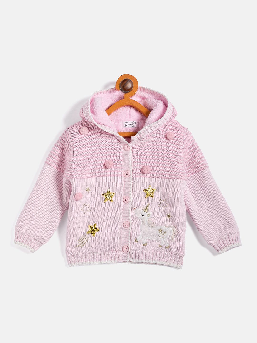 

JWAAQ Girls Cardigan, Pink