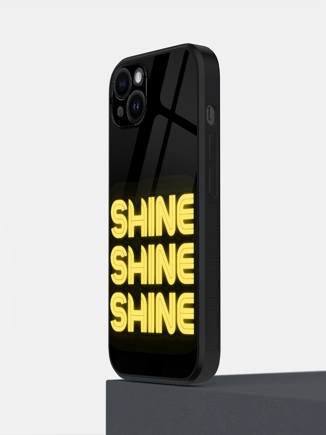 

macmerise Typography Printed iPhone 14 Plus Back Case Mobile Accessories, Yellow
