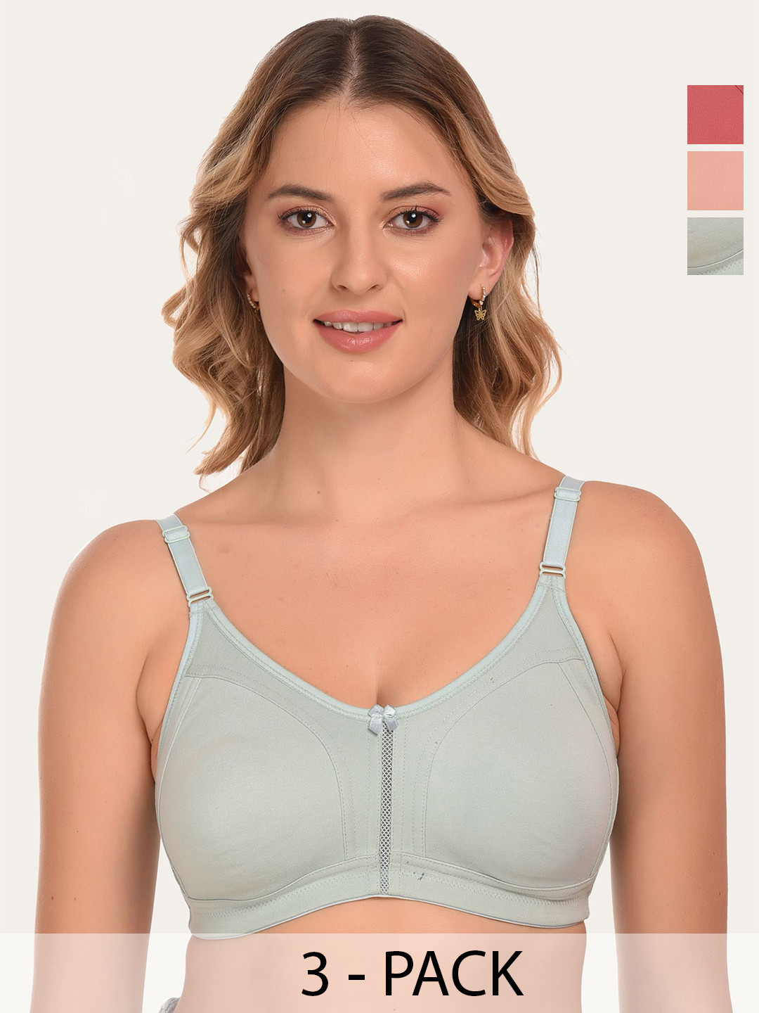 

DressBerry Everyday Full Coverage Bra, Green