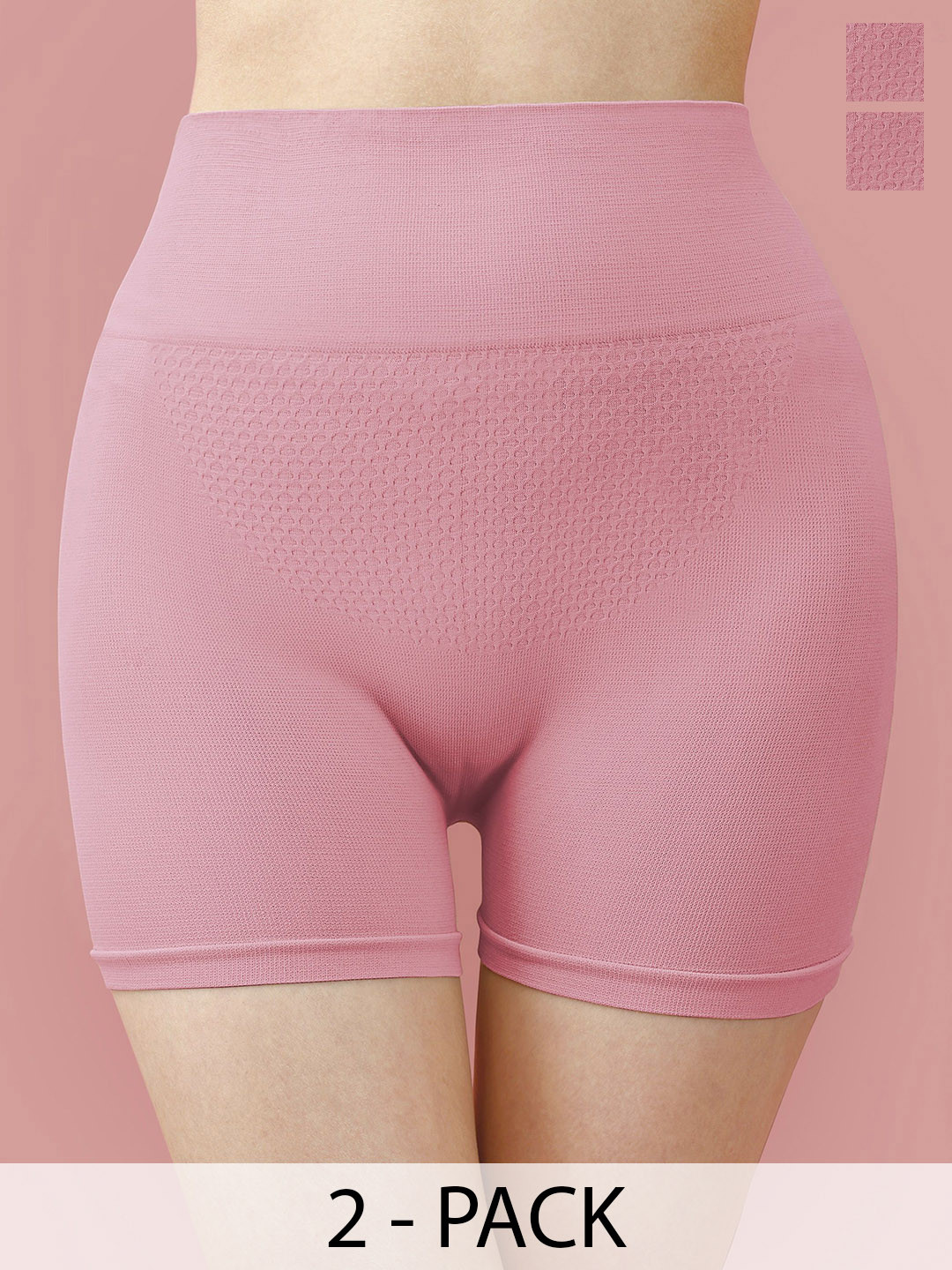 

Trendmalls Pack Of 2 Seamless Shapewear, Peach