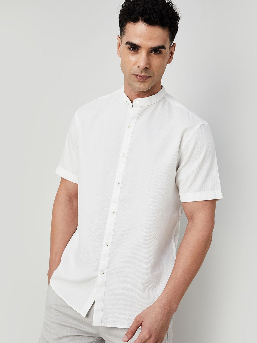 

CODE by Lifestyle Men Opaque Casual Shirt, White