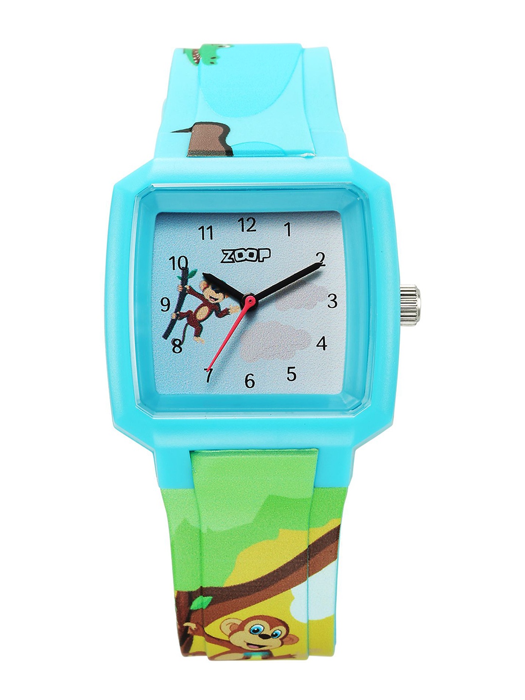 

ZOOP from TITAN Unisex Kids Embellished Dial & Straps Analogue Watch 26039PP01W, Multi