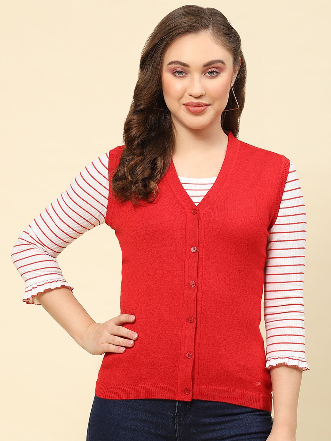 

Monte Carlo Women Cardigan, Red